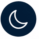Icono de trabajo nocturno